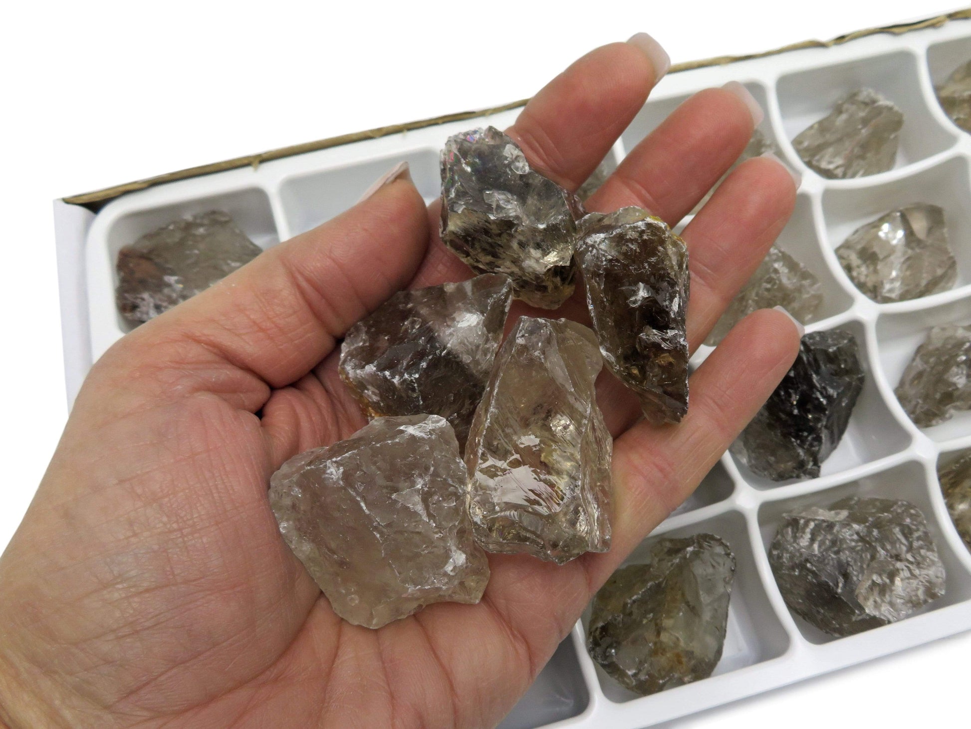5 stones in a hand