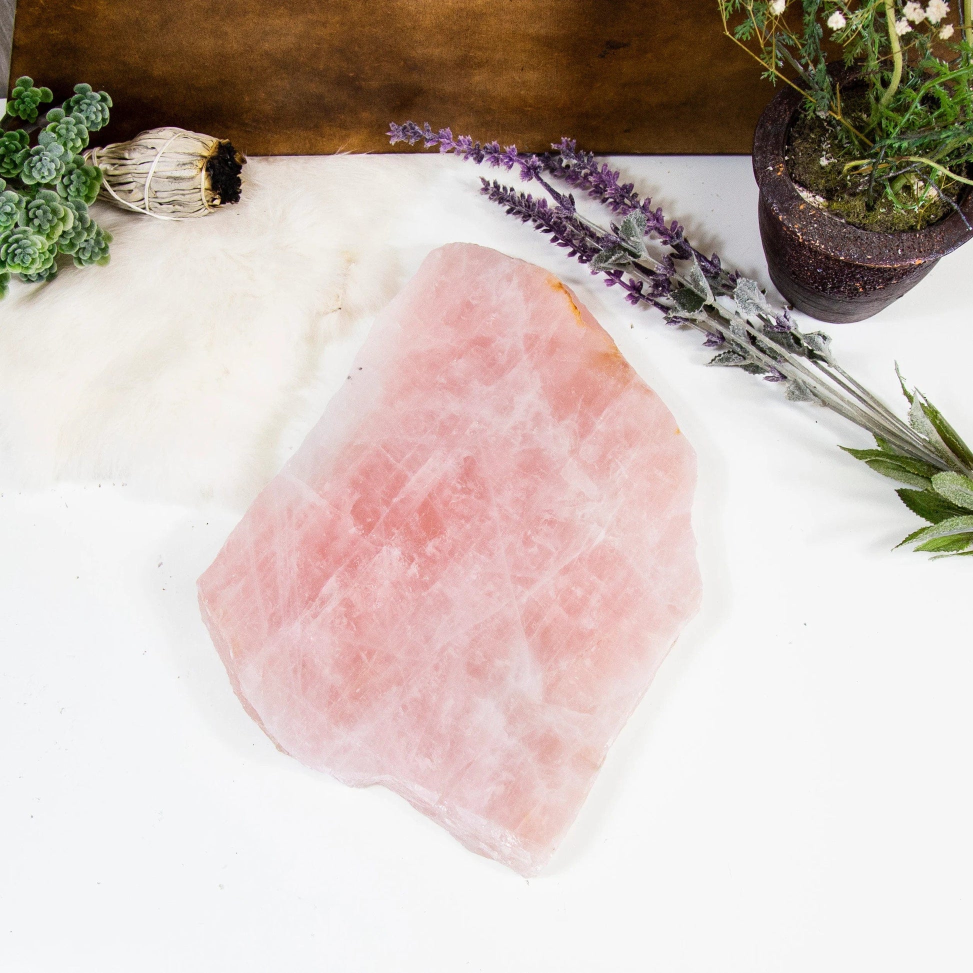  Thick Pink Slab - Table Setting - Home Decor & Spiritual Gift