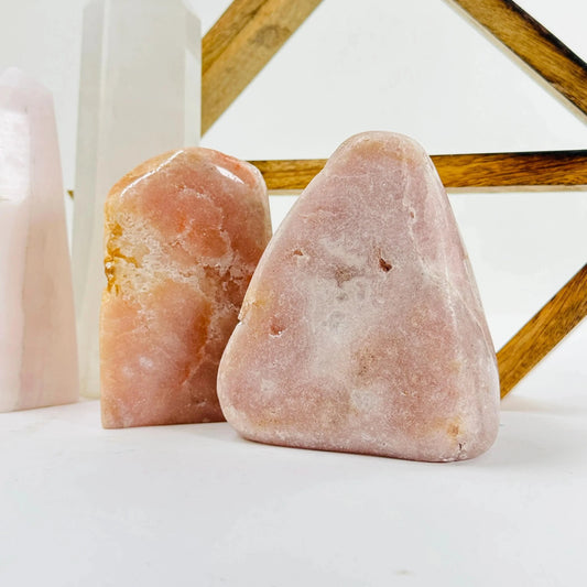 amethyst with decorations in the background