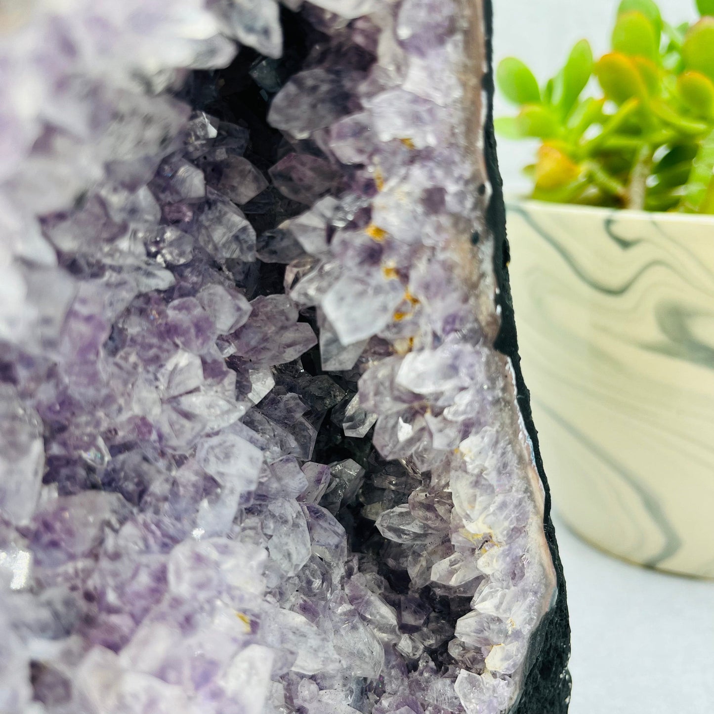 Amethyst Cathedral Geode Crystal - OOAK - Home Decor