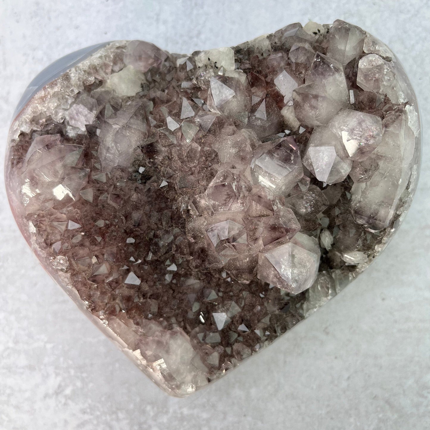 Amethyst Heart Cluster  - OOAK -