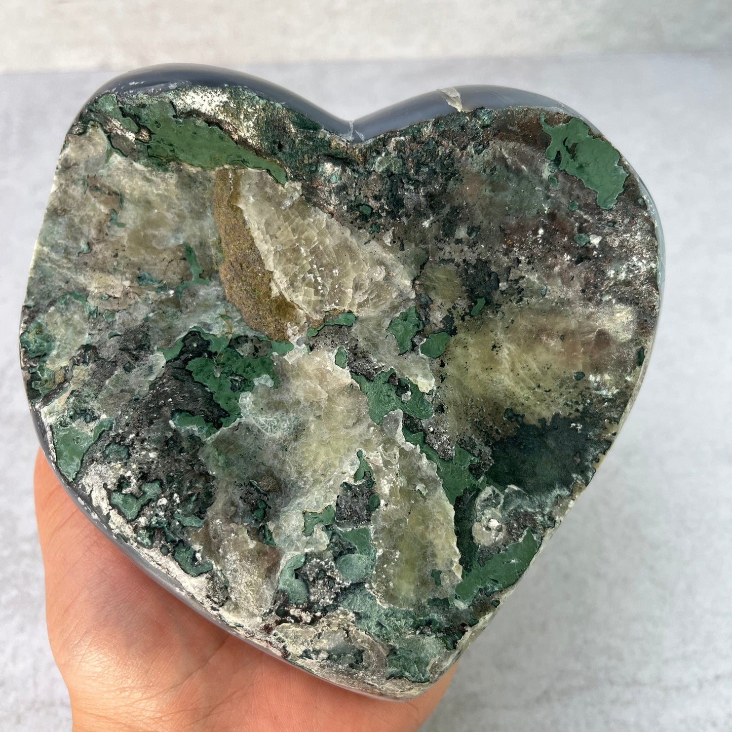 Amethyst Heart Cluster  - OOAK -