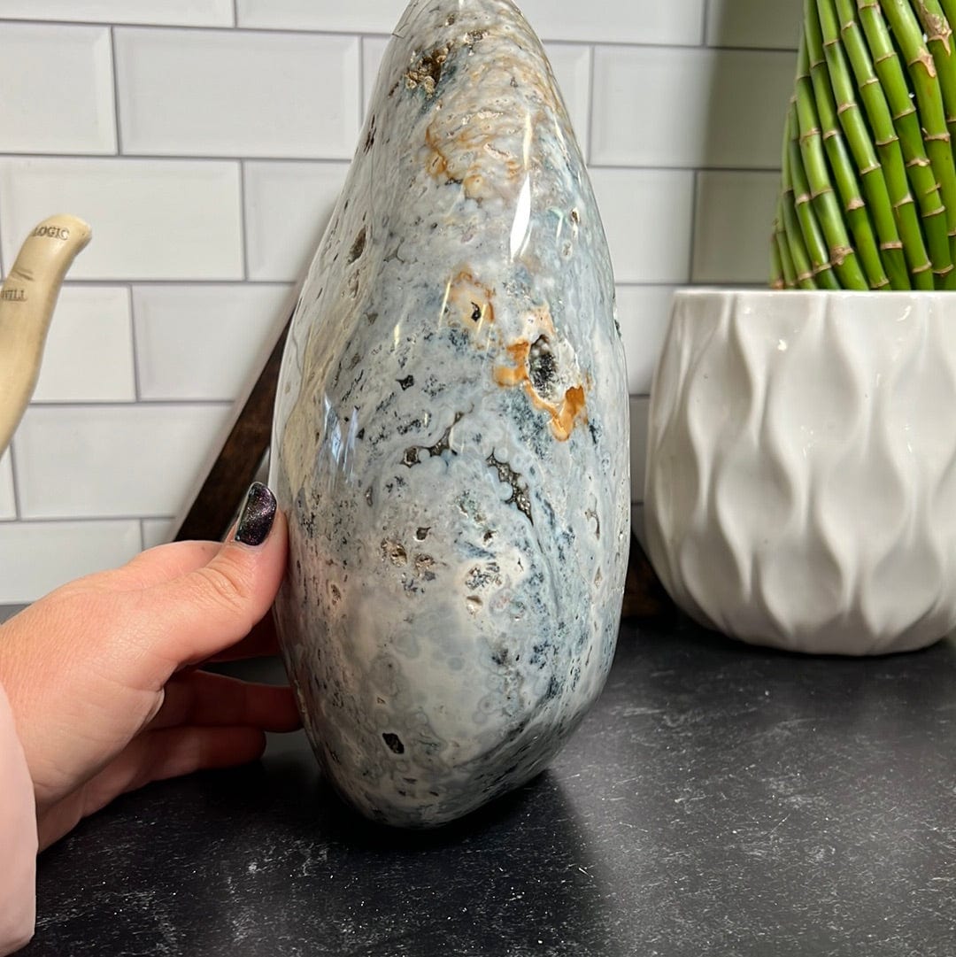 Ocean Jasper Large Cut Base