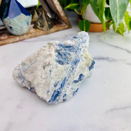 Blue Formation Kyanite Front View