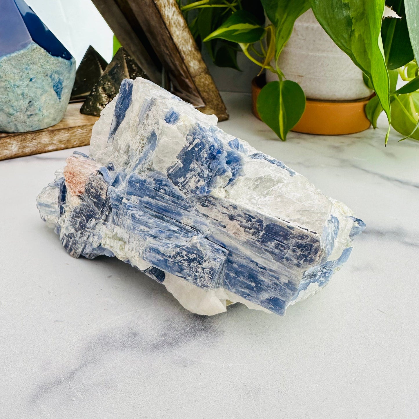 Blue Formation Kyanite Side View