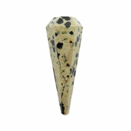 Dalmatian jasper pendulum
