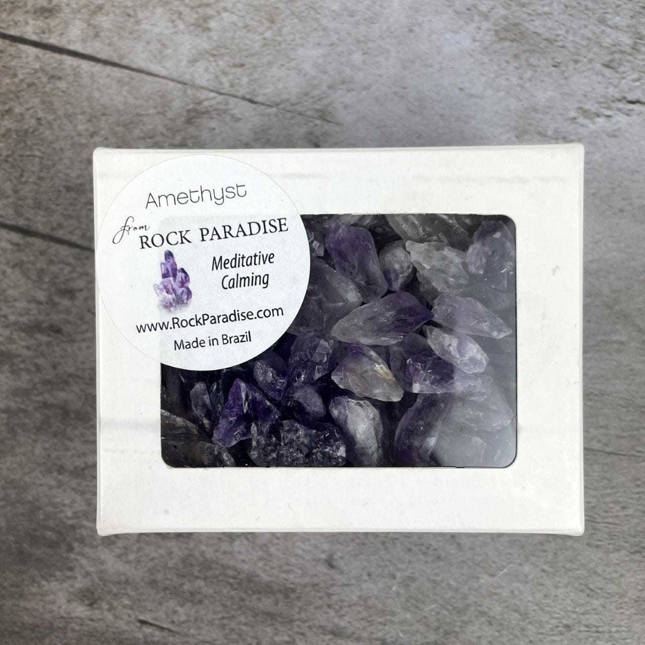 Amethyst Points Chubbie Box of Stones