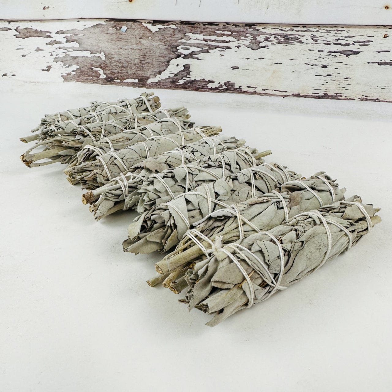 White Sage Sticks -  10 BUNDLES from the side view
